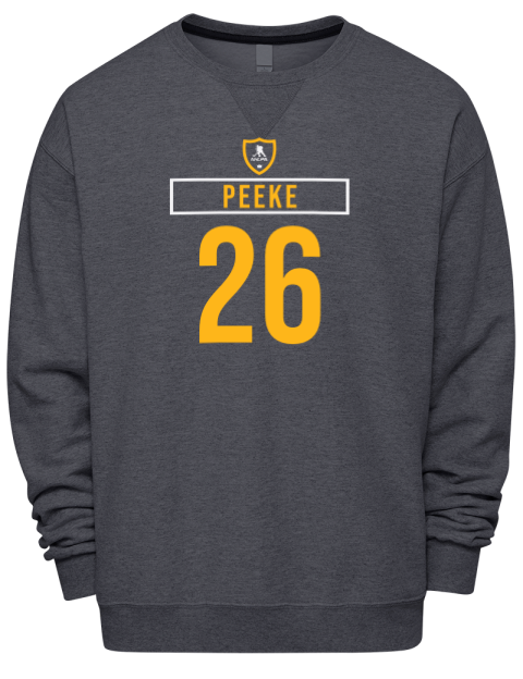Away Jersey Andrew Peeke Premium Unisex Crewneck Sweatshirt | Swagsta