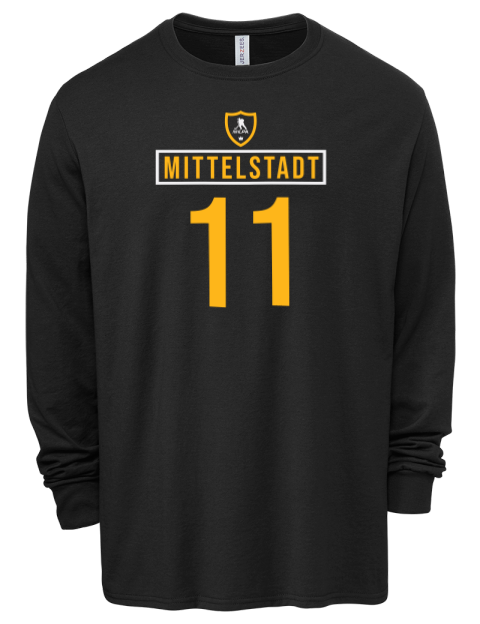 Away Jersey Casey Mittelstadt Men's Premium Blend Long Sleeve-T-Shirt | Swagsta