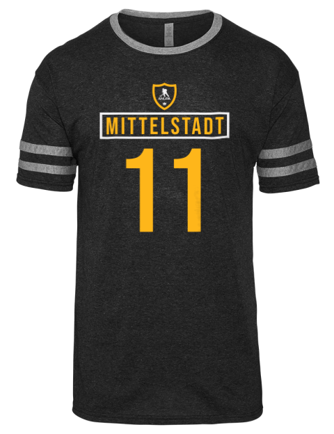 Away Jersey Casey Mittelstadt Men's Tri-Blend T-Shirt | Swagsta