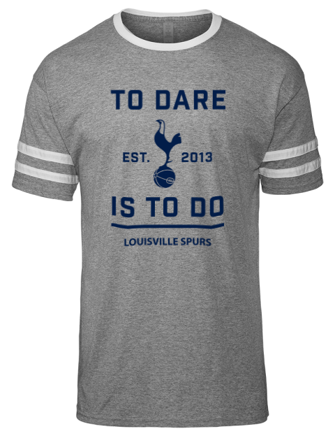 To Dare Louisville Spurs Men's Tri-Blend T-Shirt | Swagsta