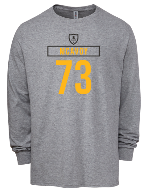 Home Jersey Charlie Mcavoy Men's Premium Blend Long Sleeve-T-Shirt | Swagsta