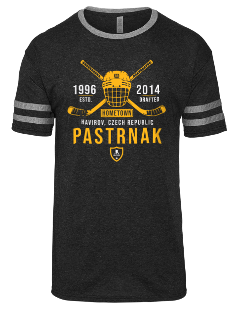 Heritage David Pastrnak Men's Tri-Blend T-Shirt | Swagsta