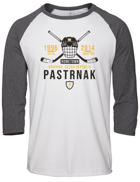 Classic Heritage David Pastrnak Unisex Premium Three-Quarter Raglan T-Shirt | Swagsta