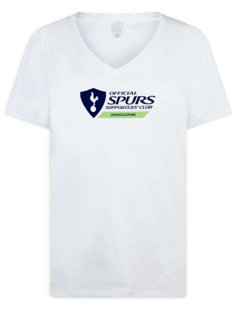 Official Louisville Spurs Premium Ladies V-Neck T-Shirt | Swagsta