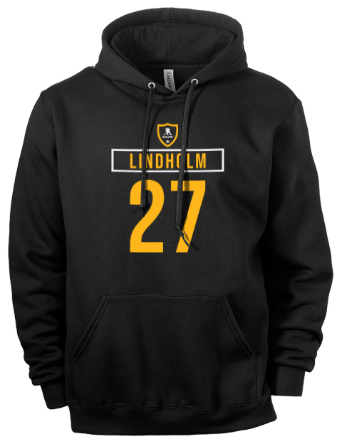 Away Jersey Hampus Lindholm Eco Premium Unisex Hooded Sweatshirt | Swagsta