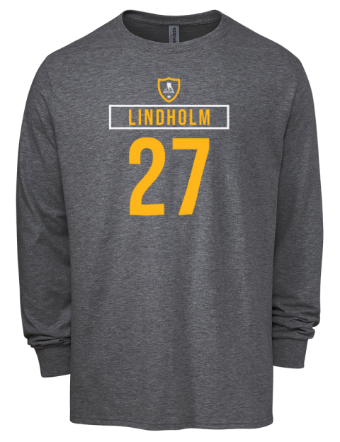 Away Jersey Hampus Lindholm Men's Premium Blend Long Sleeve-T-Shirt | Swagsta