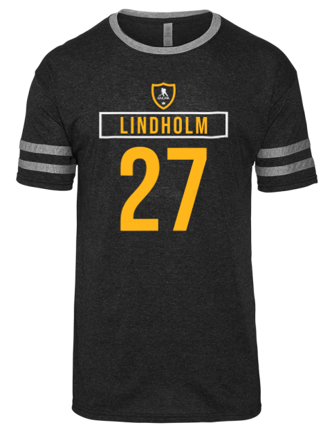 Away Jersey Hampus Lindholm Men's Tri-Blend T-Shirt | Swagsta