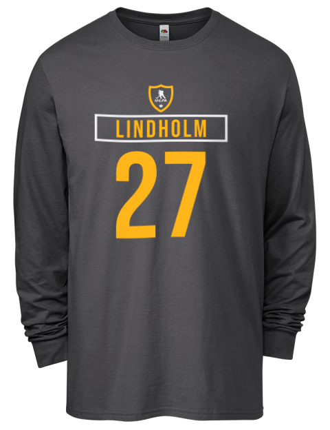 Away Jersey Hampus Lindholm Men's Long-Sleeve T-Shirt | Swagsta