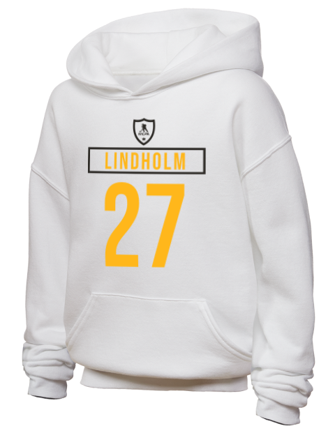 Home Jersey Hampus Lindholm Youth Hooded Sweatshirt | Swagsta