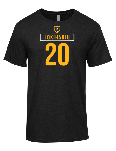 Away Jersey Henri Jokiharju Premium Ring-Spun Cotton Unisex T-Shirt | Swagsta
