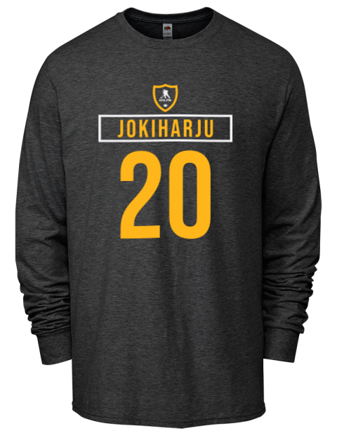 Away Jersey Henri Jokiharju Men's Long-Sleeve T-Shirt | Swagsta
