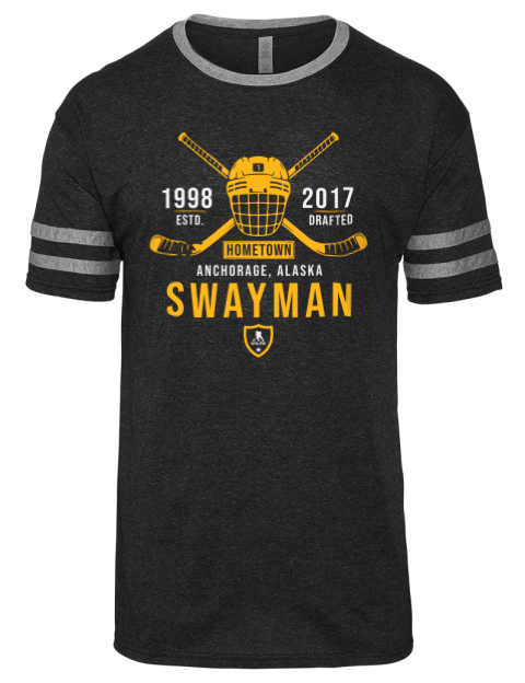 Heritage Jeremy Swayman Men's Tri-Blend T-Shirt | Swagsta