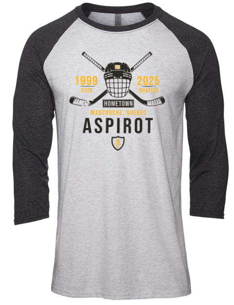 Classic Heritage Jonathan Aspirot Unisex Premium Three-Quarter Raglan T-Shirt | Swagsta