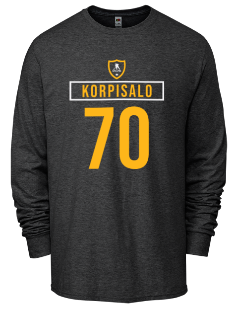 Away Jersey Joonas Korpisalo Men's Long-Sleeve T-Shirt | Swagsta