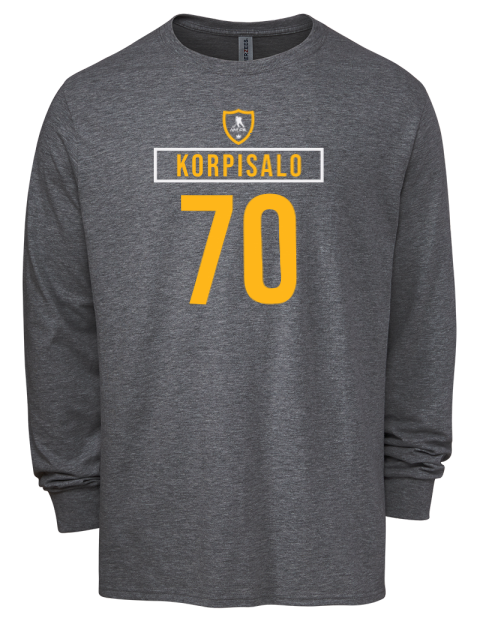 Away Jersey Joonas Korpisalo Men's Premium Blend Long Sleeve-T-Shirt | Swagsta