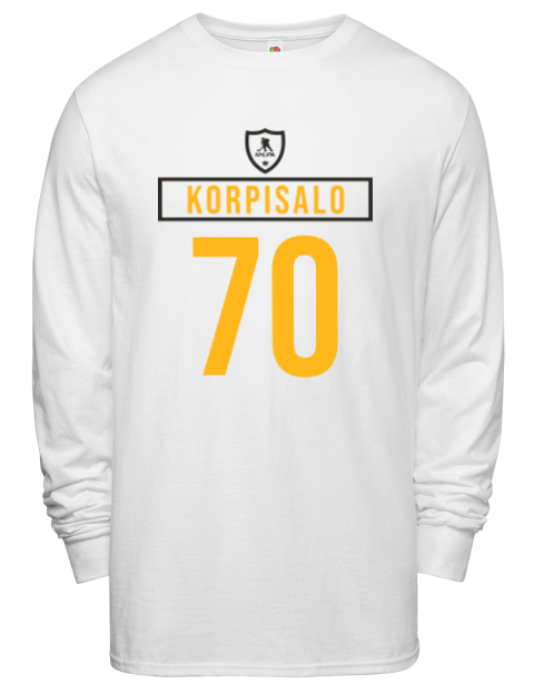 Home Jersey Joonas Korpisalo Men's Long-Sleeve T-Shirt | Swagsta