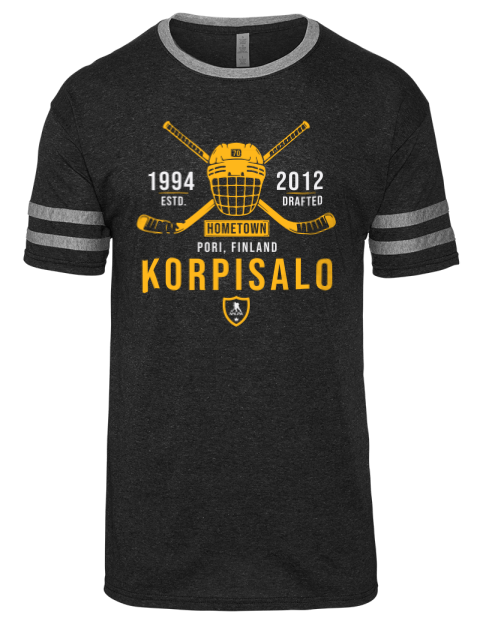 Heritage Joonas Korpisalo Men's Tri-Blend T-Shirt | Swagsta