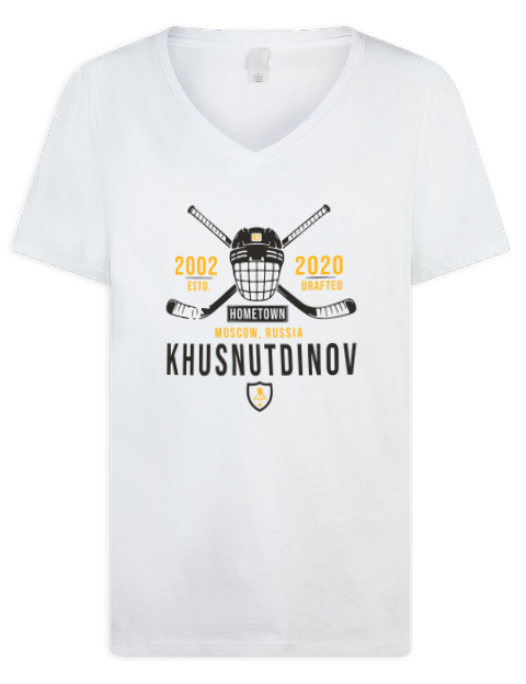 Classic Heritage Marat Khusnutdinov Premium Ladies V-Neck T-Shirt | Swagsta