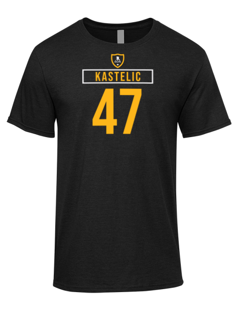 Away Jersey Mark Kastelic Premium Ring-Spun Cotton Unisex T-Shirt | Swagsta