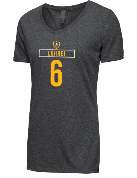 Away Jersey Mason Lohrei Premium Ladies V-Neck T-Shirt | Swagsta
