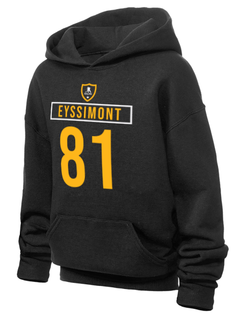 Away Jersey Michael Eyssimont Youth Hooded Sweatshirt | Swagsta