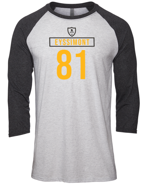 Home Jersey Michael Eyssimont Unisex Premium Three-Quarter Raglan T-Shirt | Swagsta