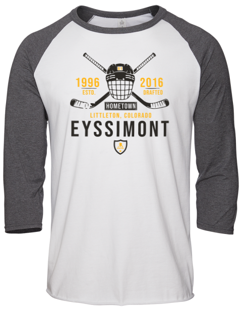 Classic Heritage Michael Eyssimont Unisex Premium Three-Quarter Raglan T-Shirt | Swagsta