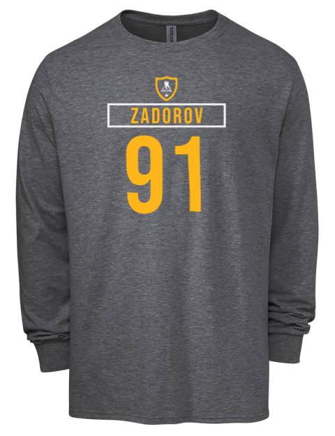 Away Jersey Nikita Zadorov Men's Premium Blend Long Sleeve-T-Shirt | Swagsta