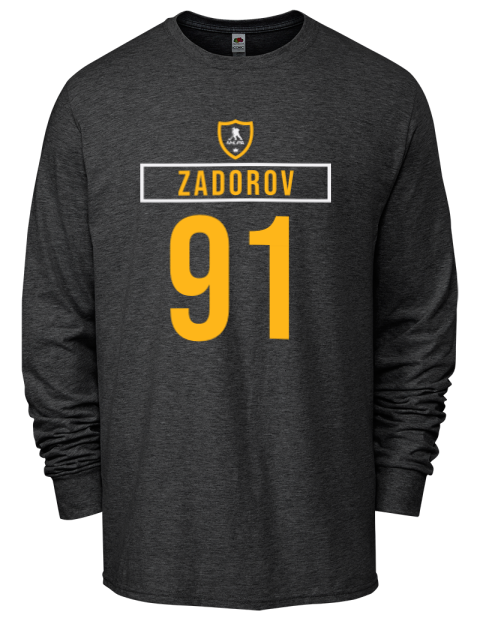 Away Jersey Nikita Zadorov Men's Long-Sleeve T-Shirt | Swagsta