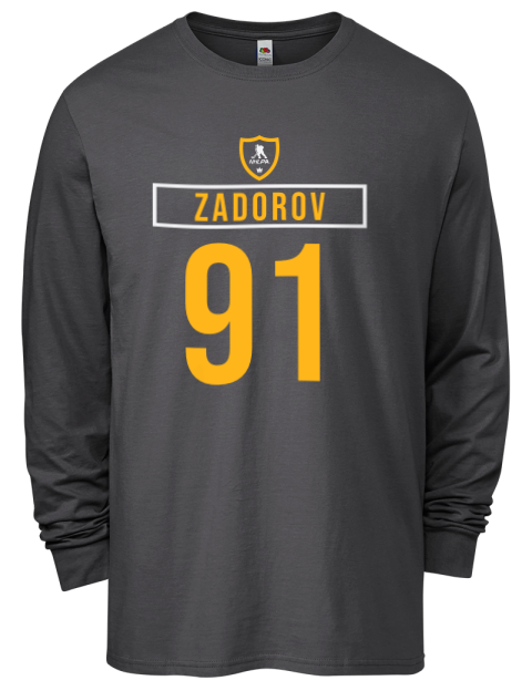Away Jersey Nikita Zadorov Men's Long-Sleeve T-Shirt | Swagsta