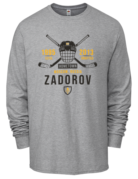 Classic Heritage Nikita Zadorov Men's Long-Sleeve T-Shirt | Swagsta