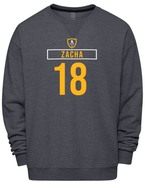 Away Jersey Pavel Zacha Premium Unisex Crewneck Sweatshirt | Swagsta