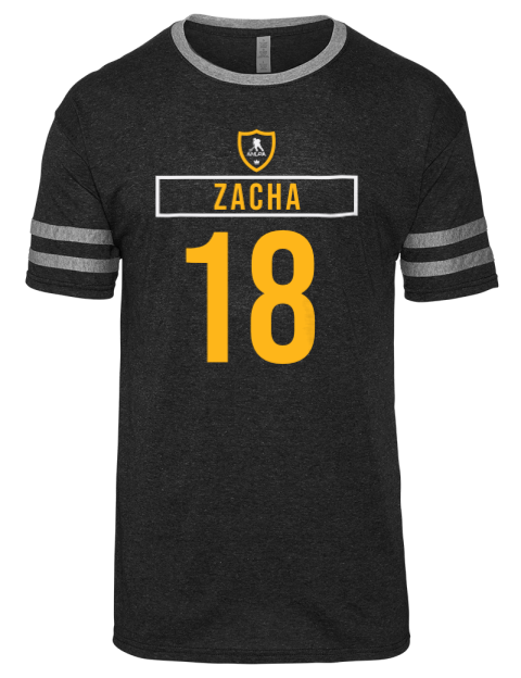 Away Jersey Pavel Zacha Men's Tri-Blend T-Shirt | Swagsta