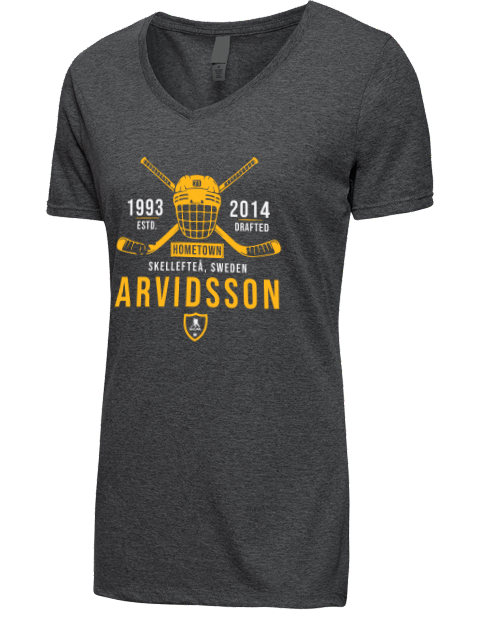 Heritage Viktor Arvidsson Premium Ladies V-Neck T-Shirt | Swagsta