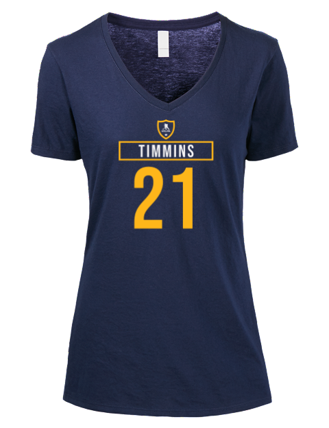 Away Jersey Conor Timmins Premium Ladies V-Neck T-Shirt | Swagsta