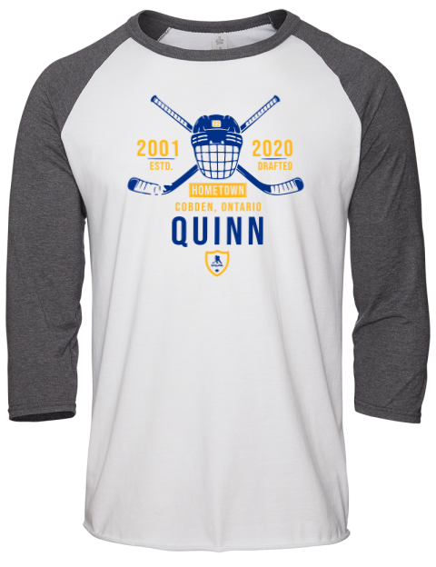 Classic Heritage Jack Quinn Unisex Premium Three-Quarter Raglan T-Shirt | Swagsta