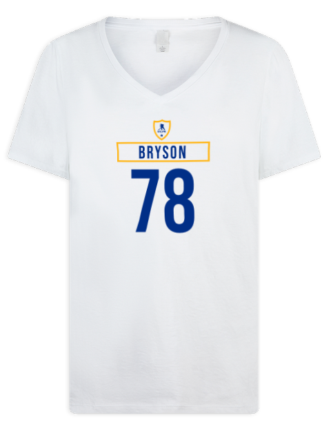 Home Jersey Jacob Bryson Premium Ladies V-Neck T-Shirt | Swagsta