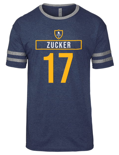 Away Jersey Jason Zucker Men's Tri-Blend T-Shirt | Swagsta