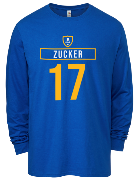 Away Jersey Jason Zucker Men's Long-Sleeve T-Shirt | Swagsta