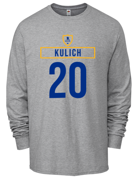 Home Jersey Jiri Kulich Men's Long-Sleeve T-Shirt | Swagsta