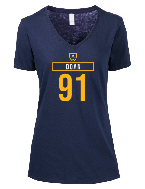 Away Jersey Josh Doan Premium Ladies V-Neck T-Shirt | Swagsta