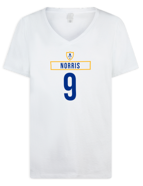 Home Jersey Joshua Norris Premium Ladies V-Neck T-Shirt | Swagsta