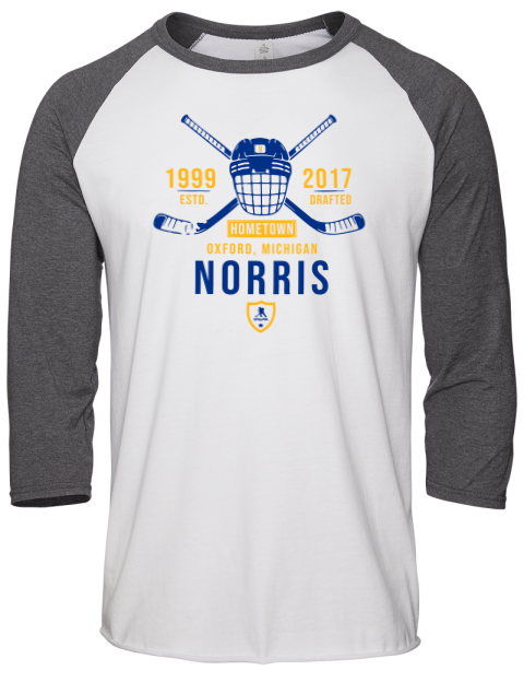 Classic Heritage Joshua Norris Unisex Premium Three-Quarter Raglan T-Shirt | Swagsta