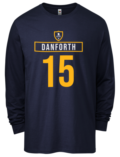 Away Jersey Justin Danforth Men's Long-Sleeve T-Shirt | Swagsta