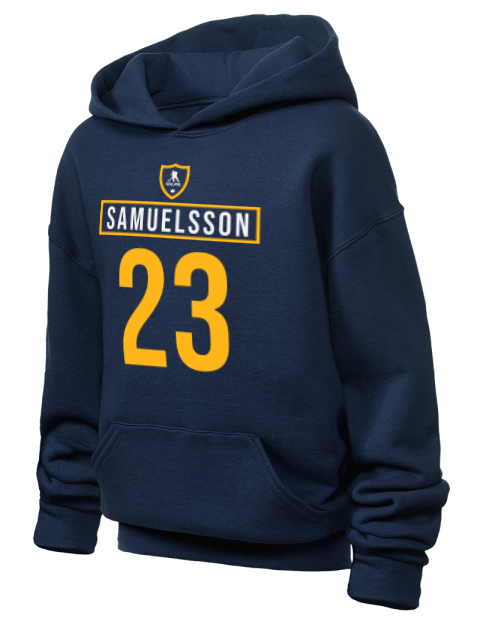 Away Jersey Mattias Samuelsson Youth Hooded Sweatshirt | Swagsta