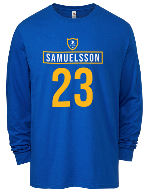 Away Jersey Mattias Samuelsson Men's Long-Sleeve T-Shirt | Swagsta