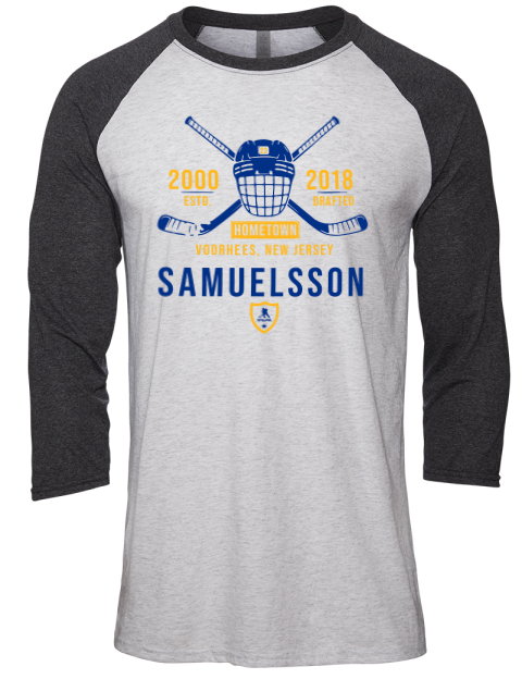 Classic Heritage Mattias Samuelsson Unisex Premium Three-Quarter Raglan T-Shirt | Swagsta