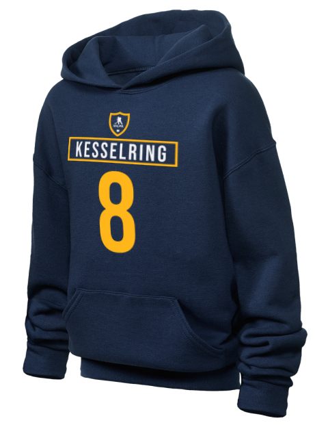 Away Jersey Michael Kesselring Youth Hooded Sweatshirt | Swagsta