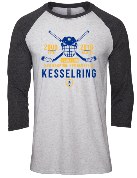 Classic Heritage Michael Kesselring Unisex Premium Three-Quarter Raglan T-Shirt | Swagsta