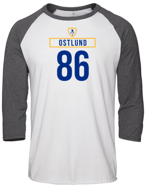 Home Jersey Noah Ostlund Unisex Premium Three-Quarter Raglan T-Shirt | Swagsta